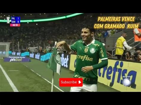 VITÓRIA DO PALMEIRAS 2 X 1 SANTOS GRAMADO RUIM Paulistão 2024