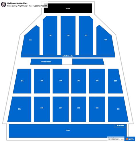 Maine Savings Amphitheater Seating Chart - RateYourSeats.com