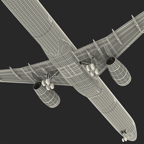 波音757 300达美航空3d模型 3d模型 129 Max 3ds C4d Fbx Ma Obj Unknown