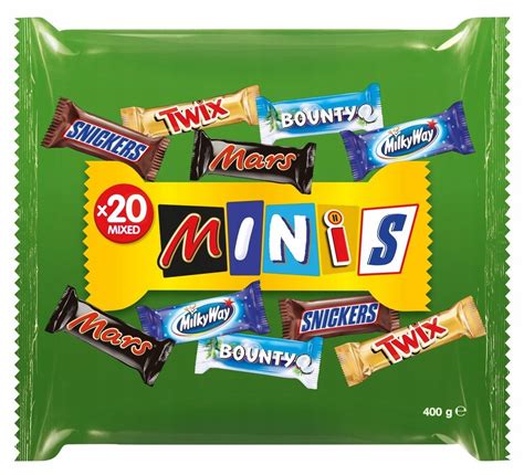 MARS BATONY MINIS MINI TWIX BOUNTY SNICKERS 400g 13730022375 Allegro Pl