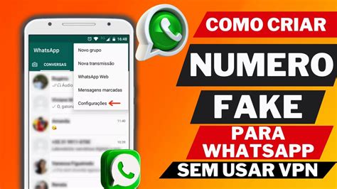 Como Criar Um Numero Fake Para Whatsapp Sem Vpn Em Novo M Todo