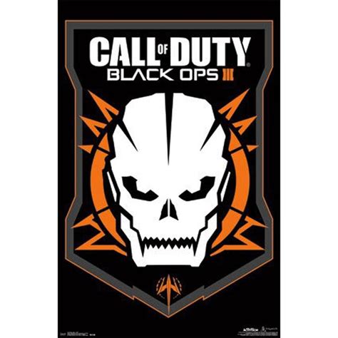 Call Of Duty Black Ops Skull X Standard Wall Art Poster Video