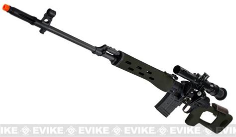 Aim Gas Blowback Russian Classic Ak Svd Airsoft Gbb Sniper Rifle W