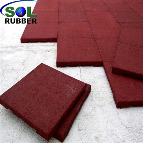 Mm Anti Sip Interlocking Outdoor Rubber Tiles Playground Buy Rubber