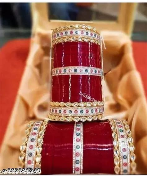 Wedding Bridal Chooda Indian Bridal Bangles Dulhan Chuda Traditional