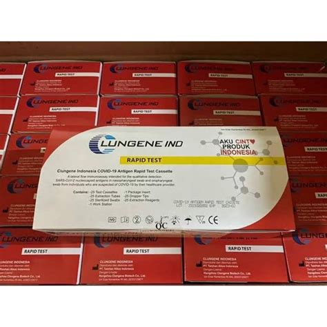 Jual Alat Rapid Swab Test Antigen Clungene Lungene Tes Mandiri Original