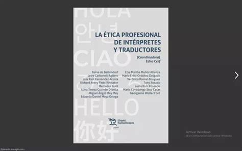 Etica Profesional De Interpretes Y Traductores Cuotas Sin Inter S