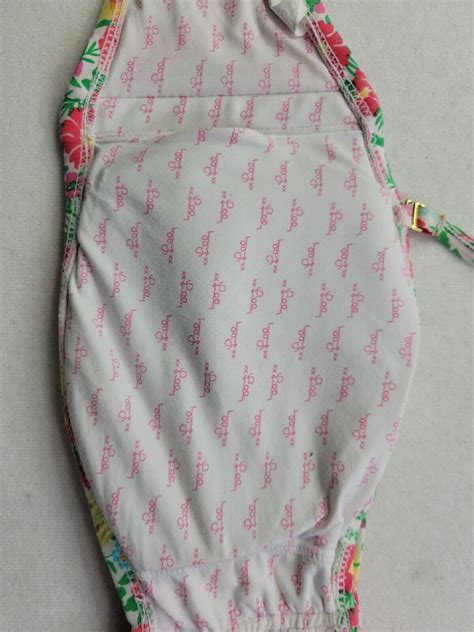 Lilly Pulitzer Ants On Parade Bikini Top Bandeau XL S Gem