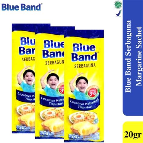 Blue Band Margarin Serbaguna Mentega Serbaguna 20 Gr Sachet Premium