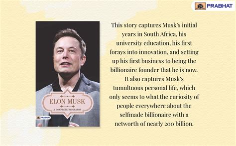 Buy Elon Musk A Complete Biography Book Online At Low Prices In India