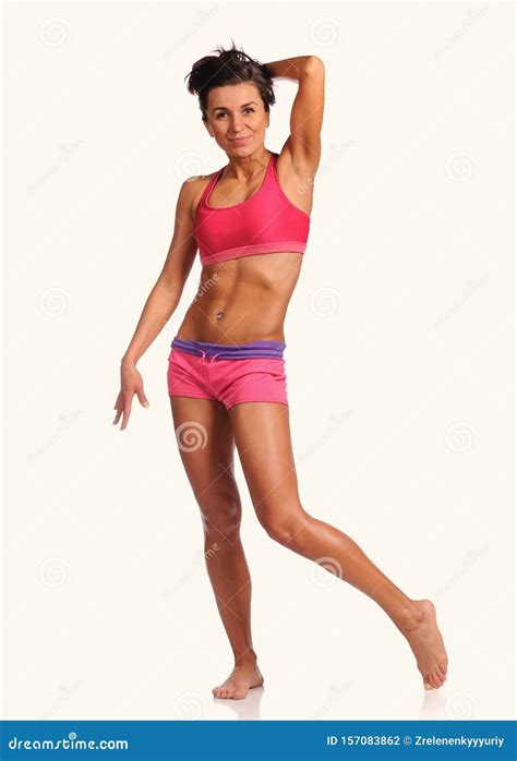 Beautiful Female Body Isolated Over White Background Stock Photo Image Of Girl Nude