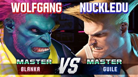 Sf Wolfgang Blanka Vs Nuckledu Guile High Level Gameplay Youtube