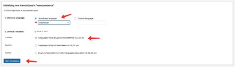 Setting Woocommerce Ke Bahasa Indonesia Tutorial Lengkap Saudagar Wp