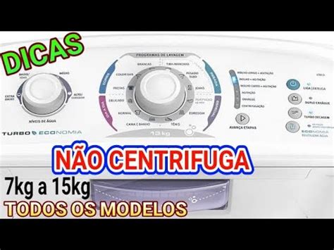 M Quina De Lavar N O Centrifuga Conserto Simples Youtube