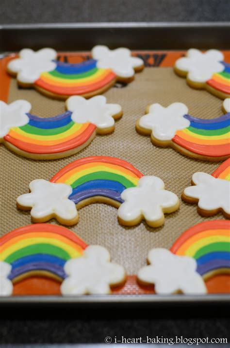 I Heart Baking Rainbow Cookies