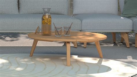 Seasons Outdoor Zucca Salontafel Teak Cm Tuinmeubelkorting Nl