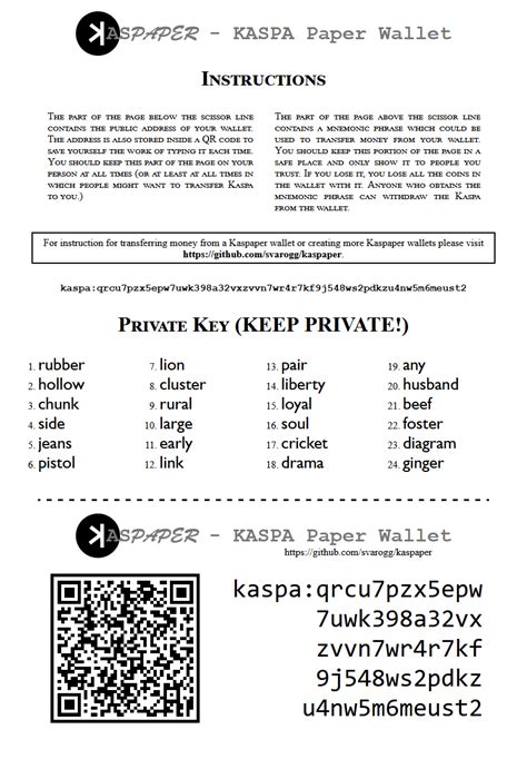 Wallet | Kaspa WIKI