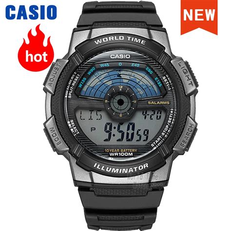 Casio Reloj Deportivo De Cuarzo Para Hombre Cron Grafo Digital Militar