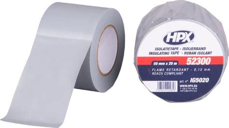 Pvc Isolatietape Grijs Mm X M Bol