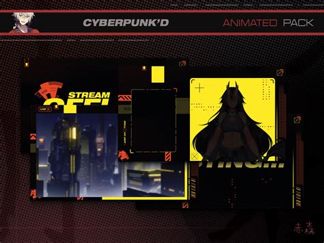 Cyberpunk Digital Futuristic Techy Animated Twitch Pack Etsy M Xico