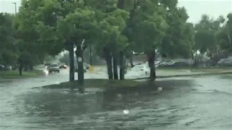 Major Street Flooding In Grand Forks Youtube