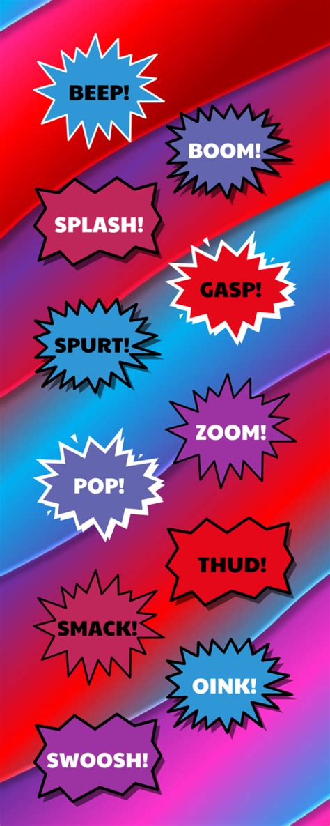 English-Language Onomatopoeia Words: Examples & Meaning - Owlcation