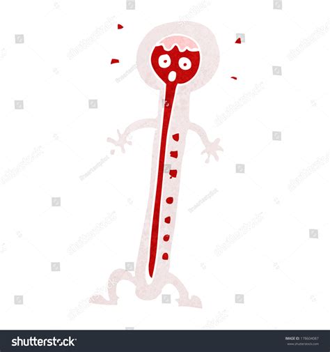 Cartoon Hot Thermometer Stock Vector Royalty Free 178604087 Shutterstock