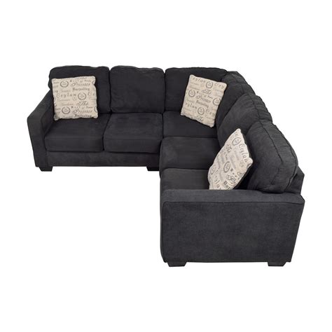 Ashley Furniture Black Sectional Sofa | Cabinets Matttroy