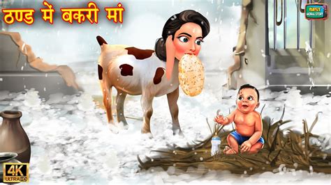 ठड म बकर म Thand mai bakri maa Hindi Kahani Moral Stories