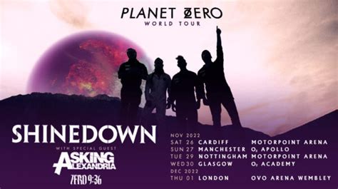 SHINEDOWN announce 'Planet Zero' UK & EU Tour - Devil's Gate Music