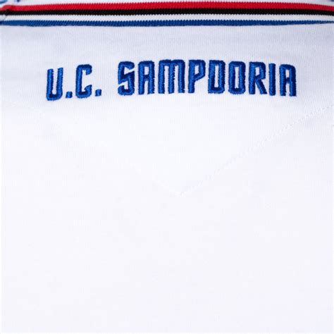 Jersey Macron UC Sampdoria Fanswear 2023 2024 White Fútbol Emotion