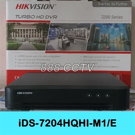 Jual Dvr Ch Hikvision Ids Hqhi M E Shopee Indonesia