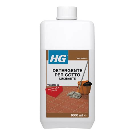 Hg Detergente Lucidante Per Cotto Detergente Per Terracotta Rapido Ed