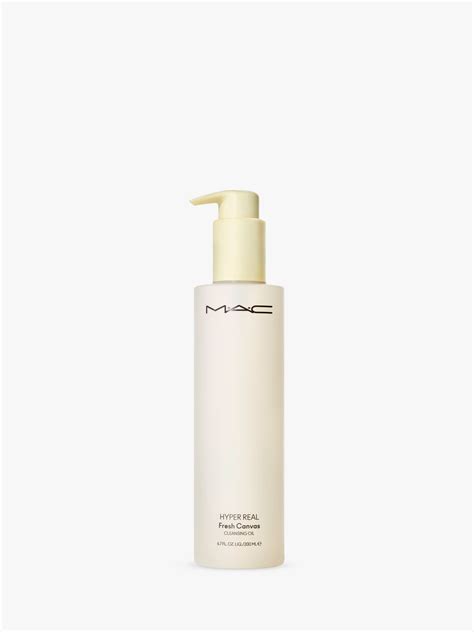 Mac Hyper Real Fresh Canvas Cleansing Oil 200ml At John Lewis And Partners