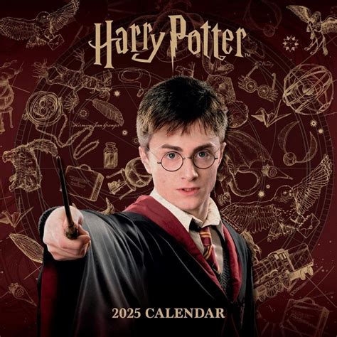 Official Harry Potter Square Calendar Amazon Br