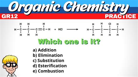 Reaction Types Organic Chemistry Grade Youtube