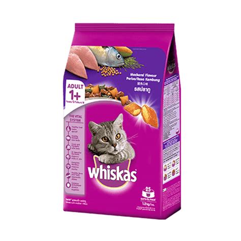 Whiskas Adult Cat Dry Food Mackerel Petco Bd