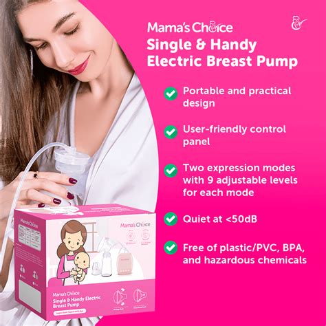 Electric Breast Pump And Breastmilk Storage Bag Bundle Mamas Choice