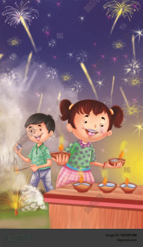 Rhyme Diwali, Kids Image & Photo (Free Trial) | Bigstock