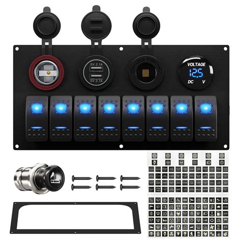 Amazon Rvboatpat V Relay Fuse Box And Gang Switch Panel