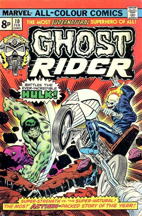 Ghost Rider V3 10 Mike Ploog Reprint Pencil Ink