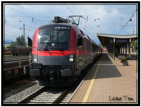 Railjet Taurus Wifi Karriere Express Bei Der Einfahrt In