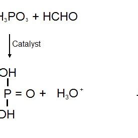 Reaction of synthesis of compound contains four phosphonate groups ...