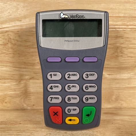 Verifone Pinpad 1000se Gray 6 20v 100ma Credit Card Payment Terminal Pin Keypad Ebay