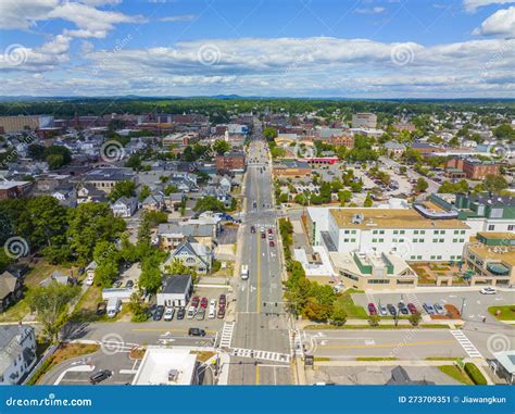 Nashua Downtown New Hampshire Usa Stock Image Image Of Tradition