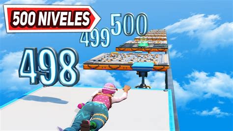 Parkour 500 Niveles ¿imposible Parte 3 Fortnite Parkour Youtube