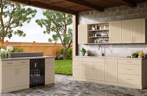 Weatherproof Outdoor Cabinet Doors by Left Coast Cabinets