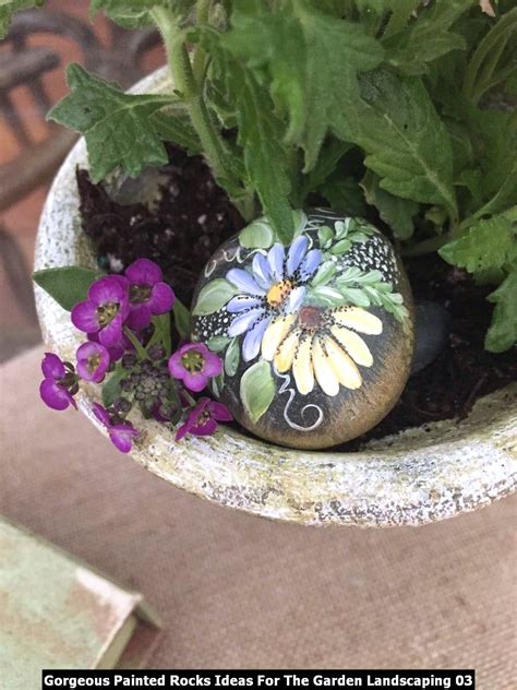 Gorgeous Painted Rocks Ideas For The Garden Landscaping Do You Have A