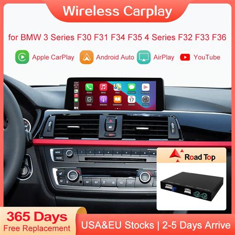 Wireless Apple Carplay Android Auto Decoder For Bmw 3 4 Series F30 F31