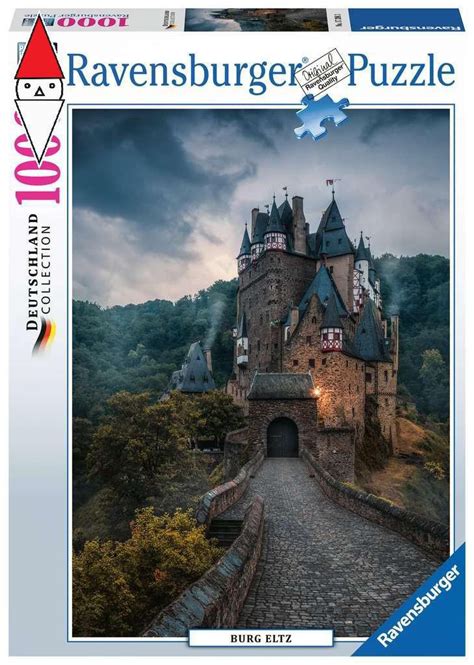 PUZZLE TEMATICO RAVENSBURGER CASTELLO DI ELTZ 1000 PZ 17398 Donkytoys